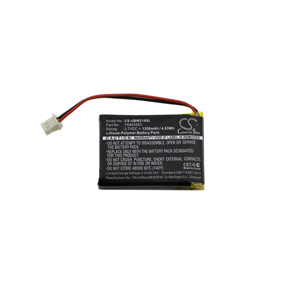 Sostituzione della batteria compatibile per Uniden YK843553