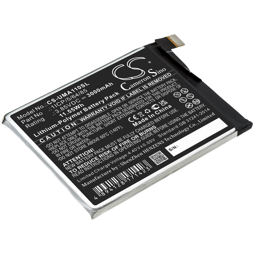 Sostituzione della batteria compatibile per Umi 1ICP/5/64/85
