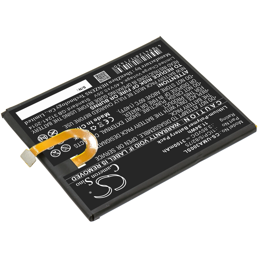 Sostituzione della batteria compatibile per Umi 1ICP/5/82/75