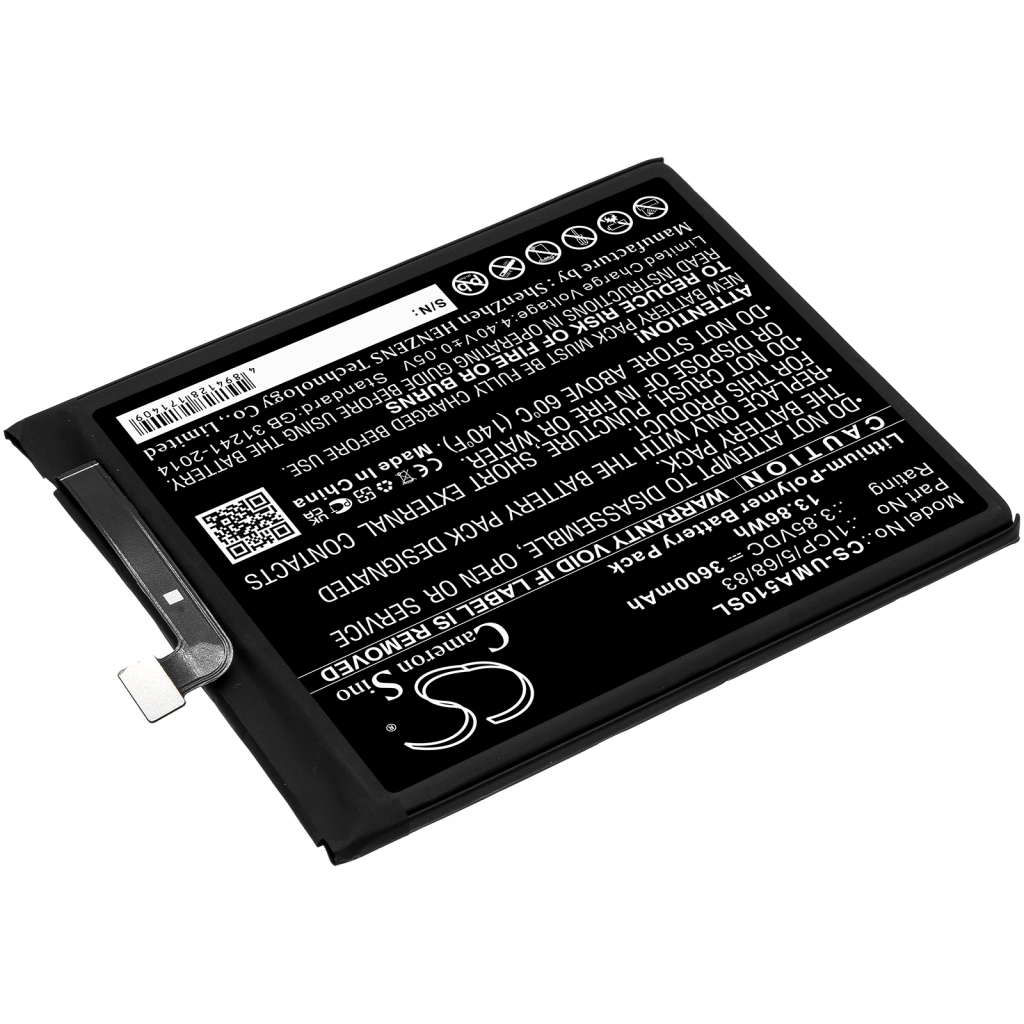 Batterie Batteria del telefono cellulare CS-UMA510SL