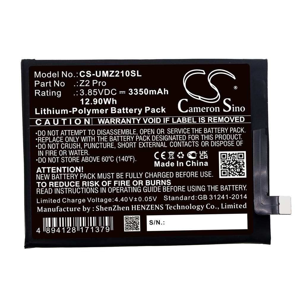 Batteria del telefono cellulare Umi CS-UMZ210SL