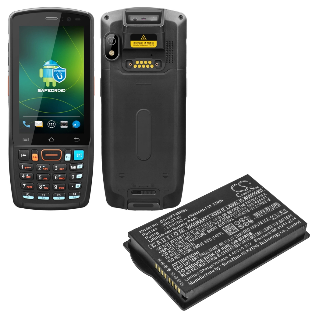 Codice a barre, batteria dello scanner Urovo CS-URT400BL