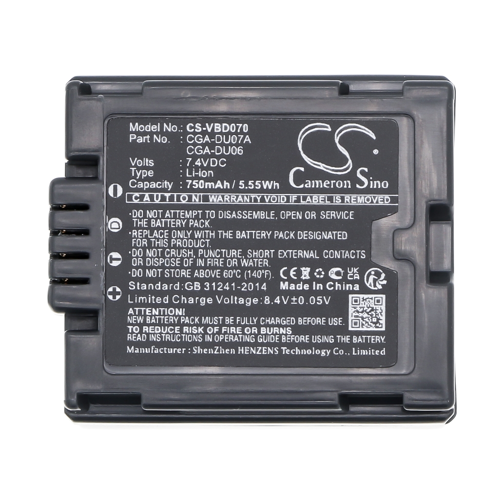 Camera Battery Panasonic NV-GS400EG-S