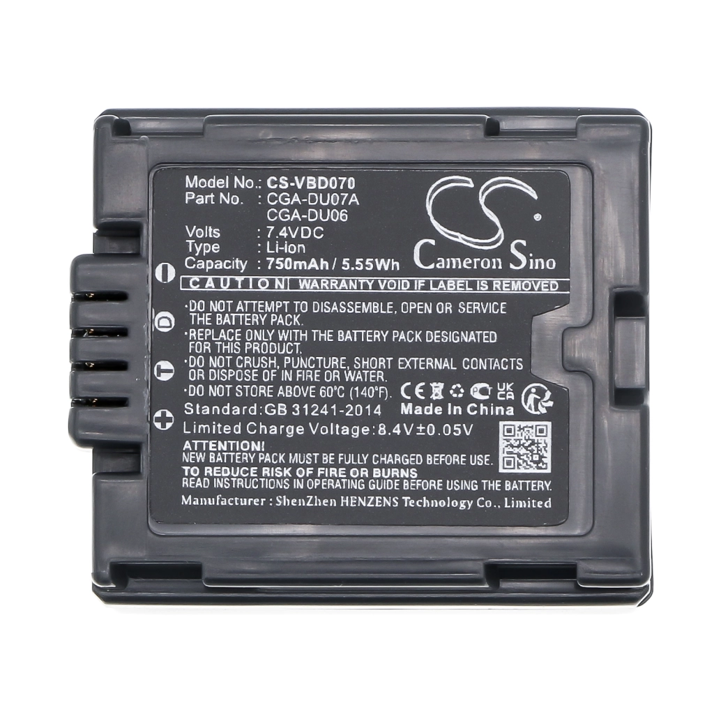 Batteria della fotocamera Panasonic SDR-H20EG-S