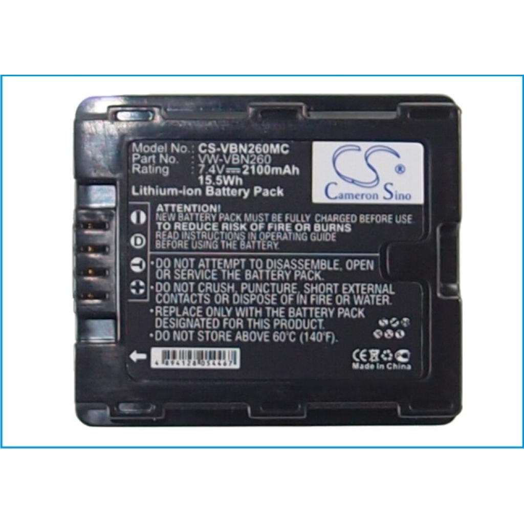 Batteria della fotocamera Panasonic CS-VBN260MC