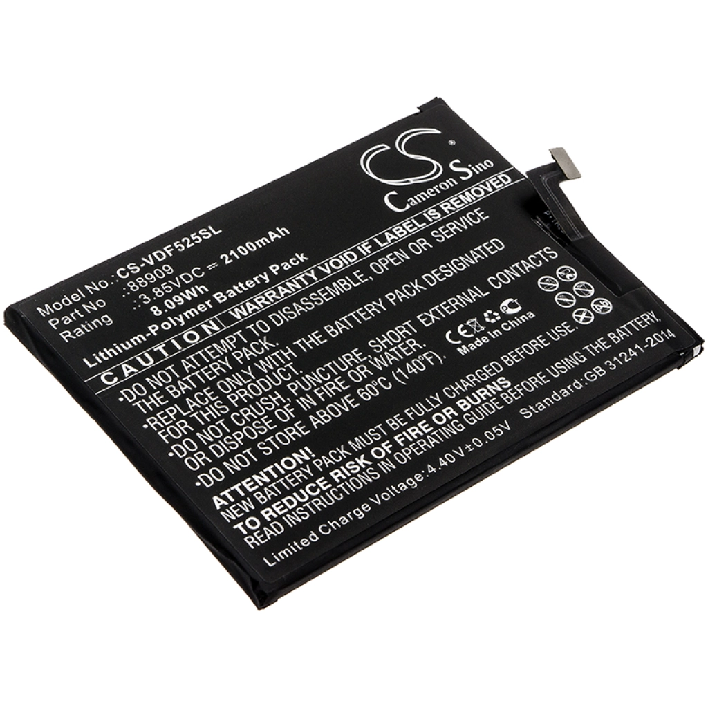 Batterie Batteria del telefono cellulare CS-VDF525SL