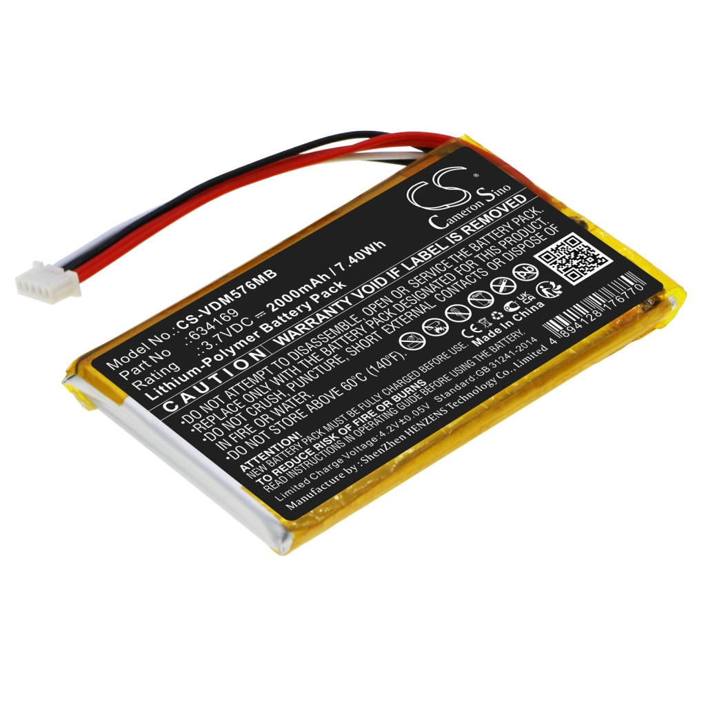 Batteria per telecamera di sicurezza domestica Uniden CS-VDM576MB