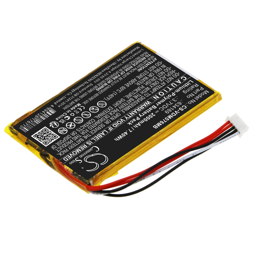 Batteria per telecamera di sicurezza domestica Uniden CS-VDM576MB