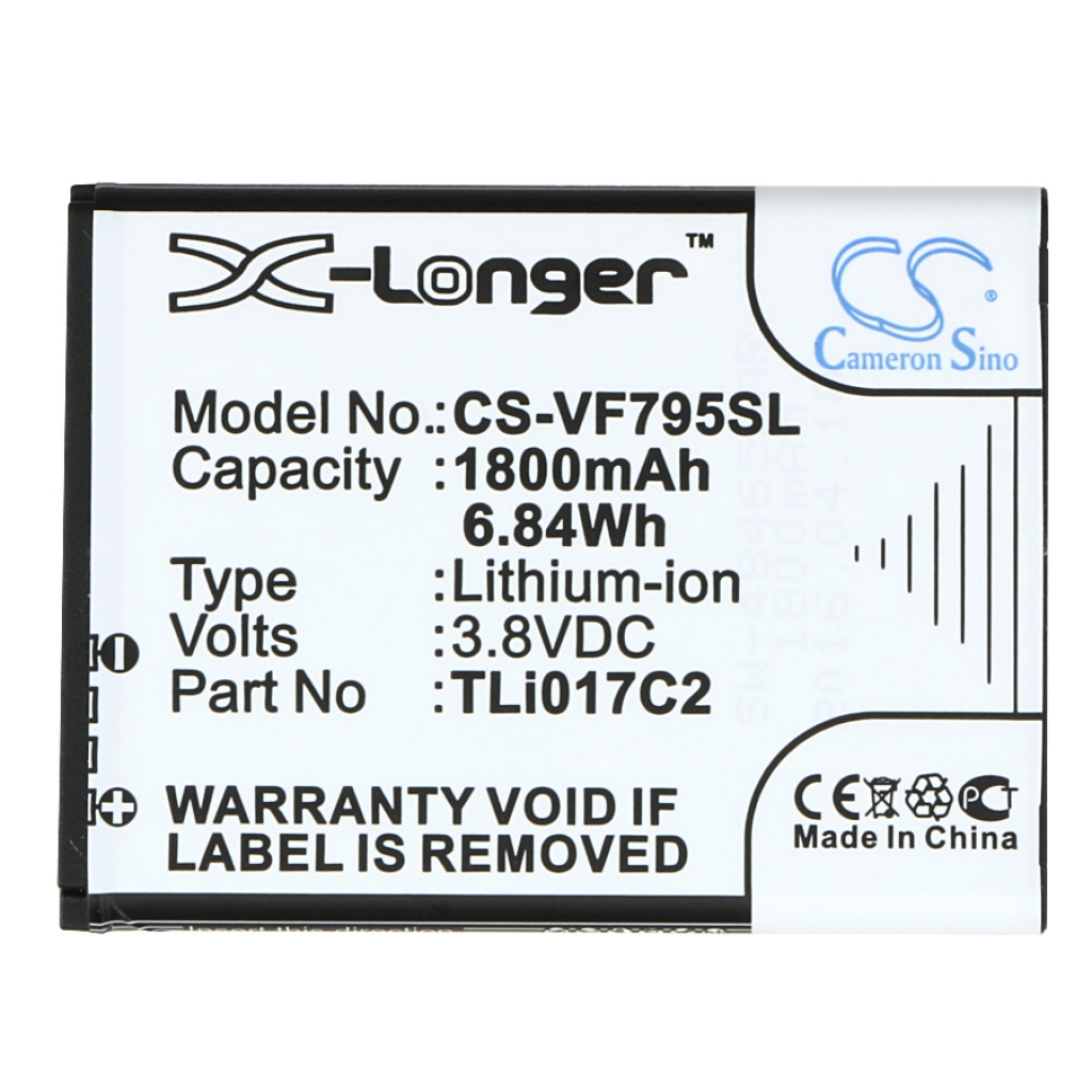 Batteria del telefono cellulare Vodafone CS-VF795SL