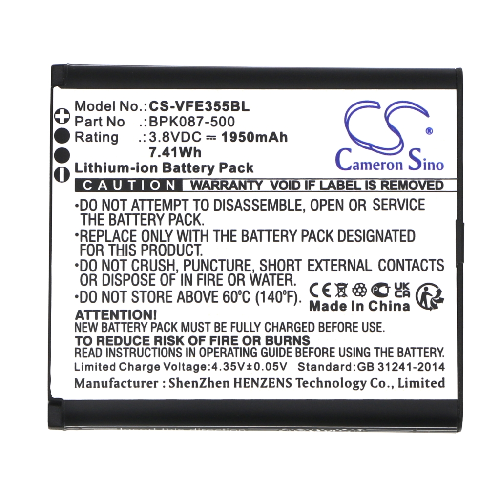 Terminale di pagamento Batteria Verifone CS-VFE355BL