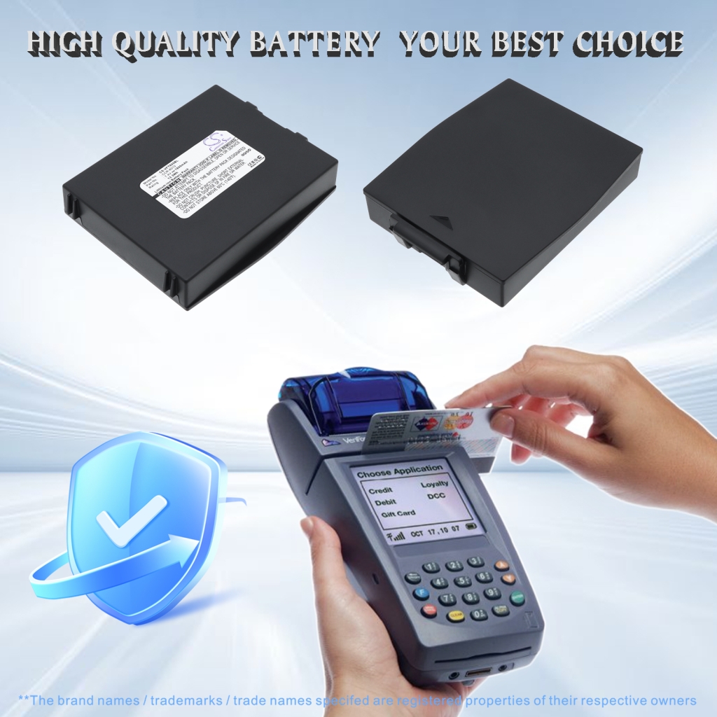 Batteria compatibile con Verifone CS-VFT800BL