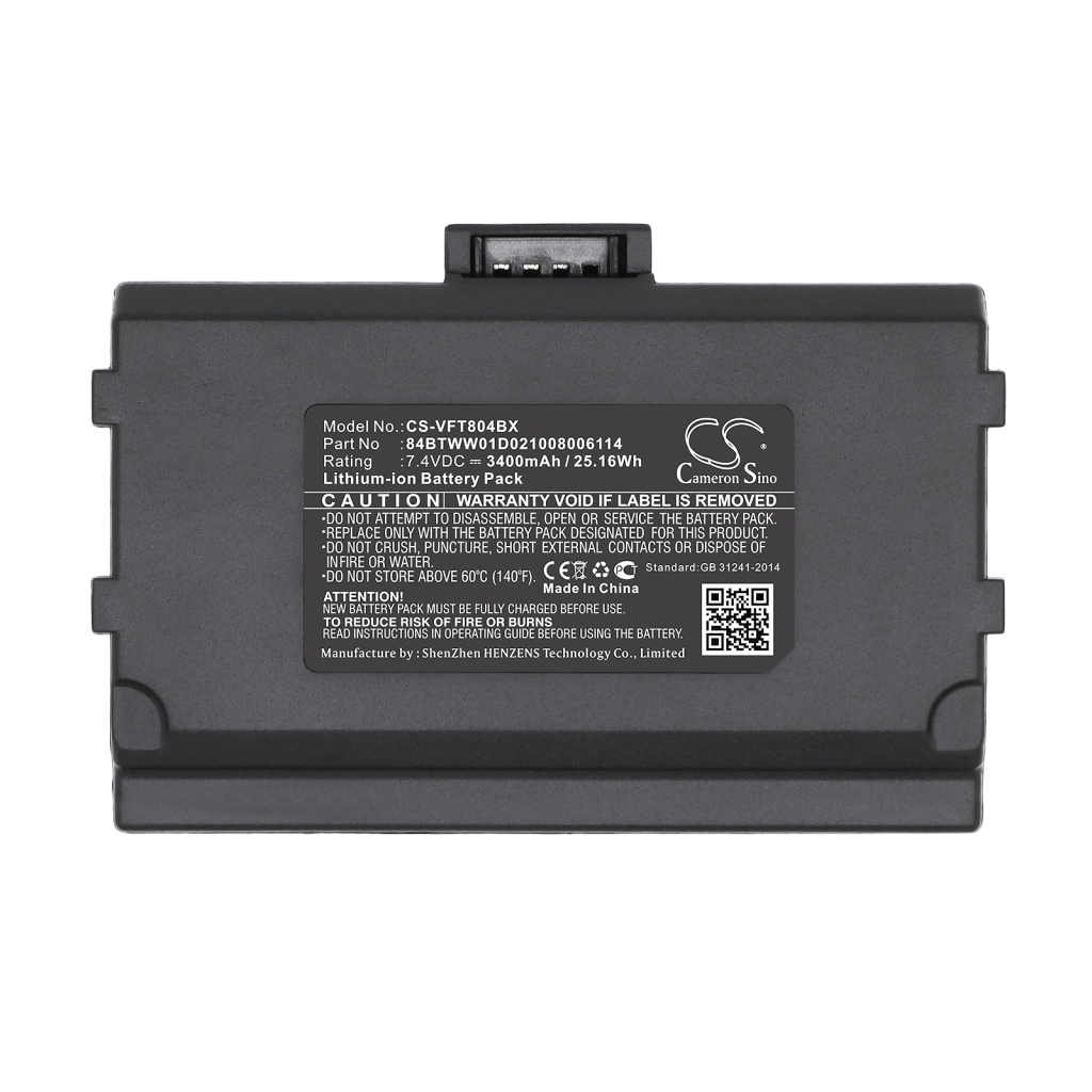 Batteria compatibile con Verifone CS-VFT804BX
