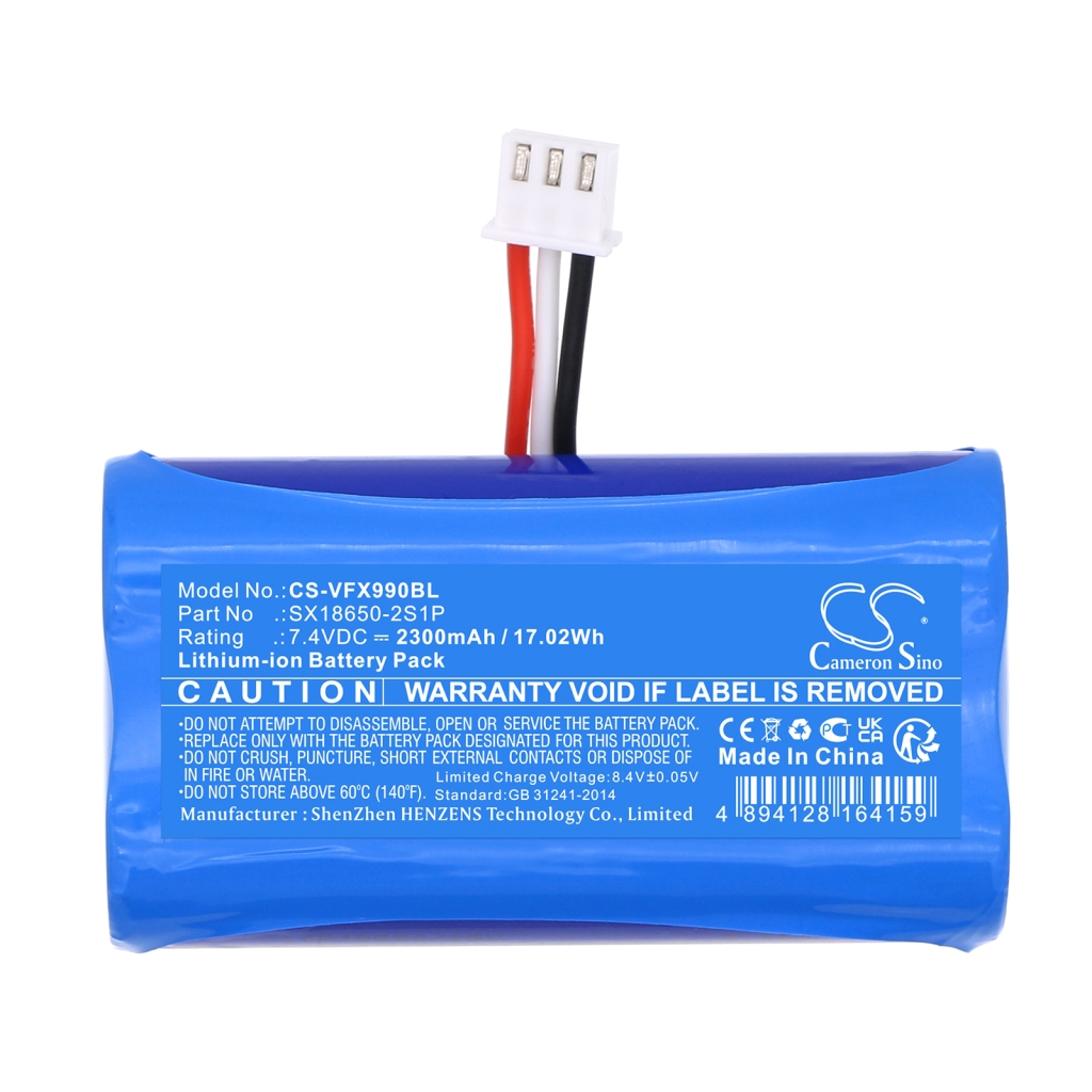 Sostituzione della batteria compatibile per Verifone SX18650-2S1P