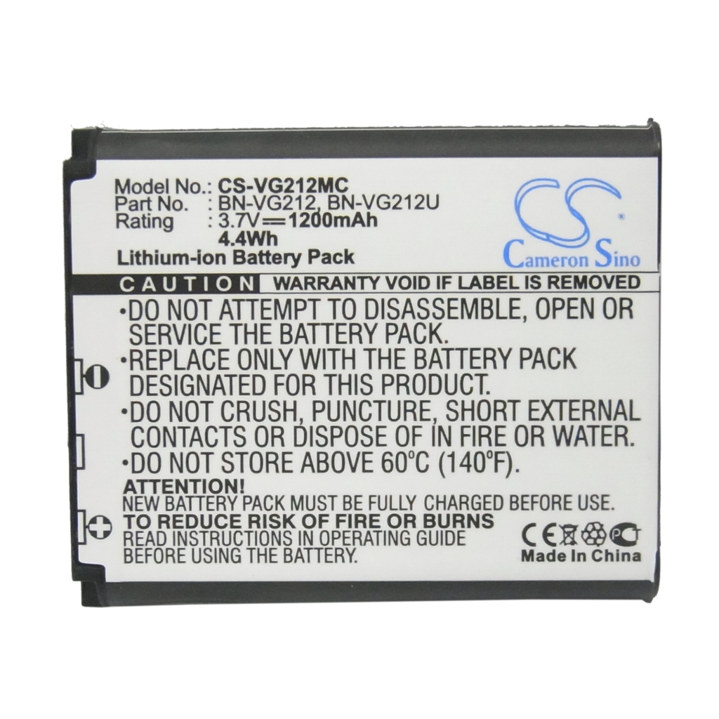 Batteria della fotocamera JVC CS-VG212MC