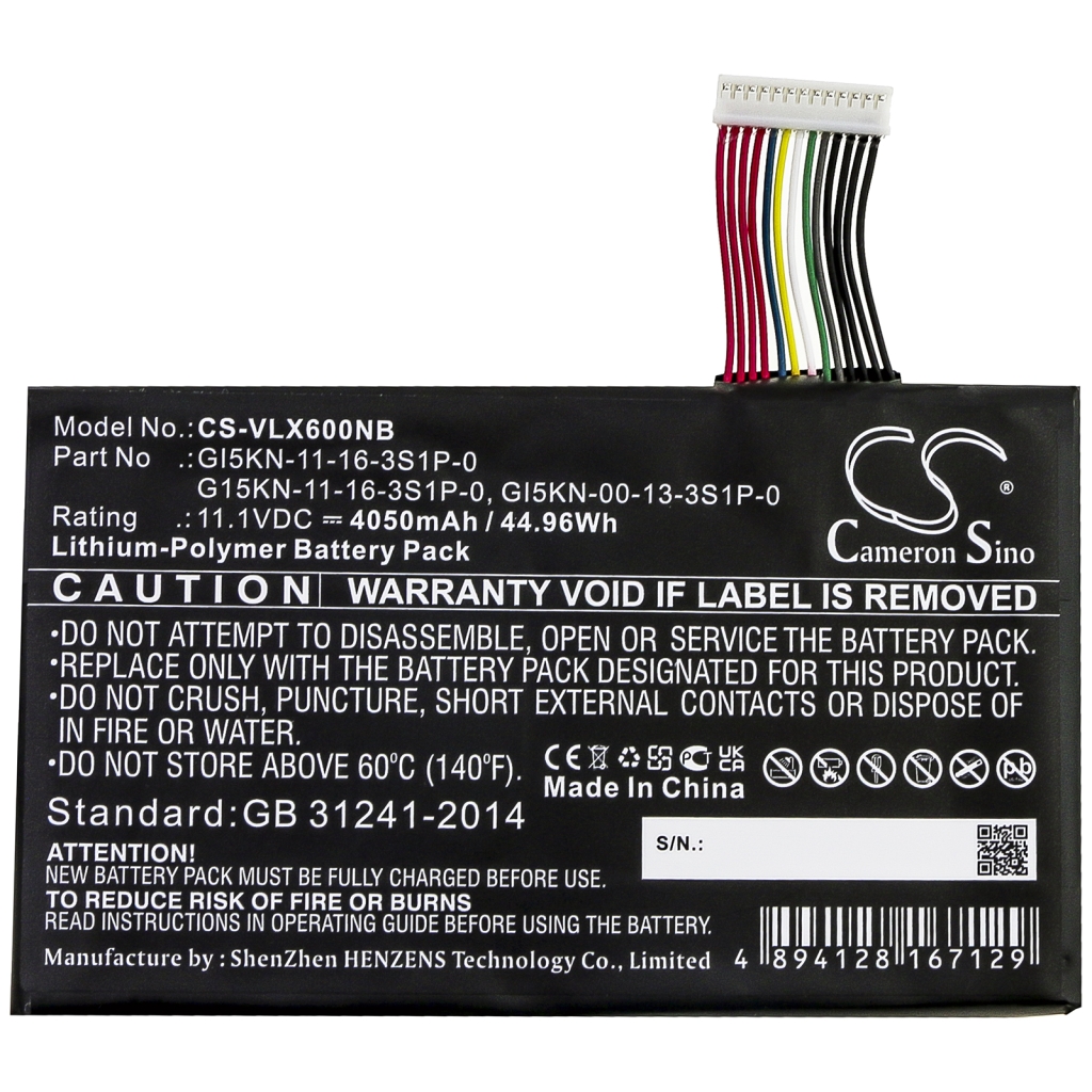 Batteria notebook HASEE Z7M-i78172 D1 (CS-VLX600NB)
