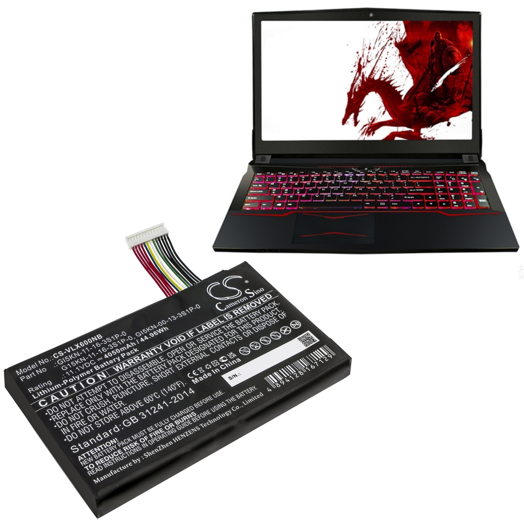 Batteria notebook HASEE CS-VLX600NB
