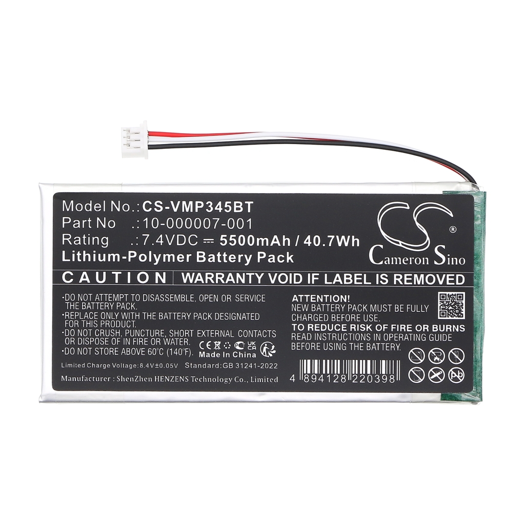 Batteria per telecamera di sicurezza domestica Vivint CS-VMP345BT