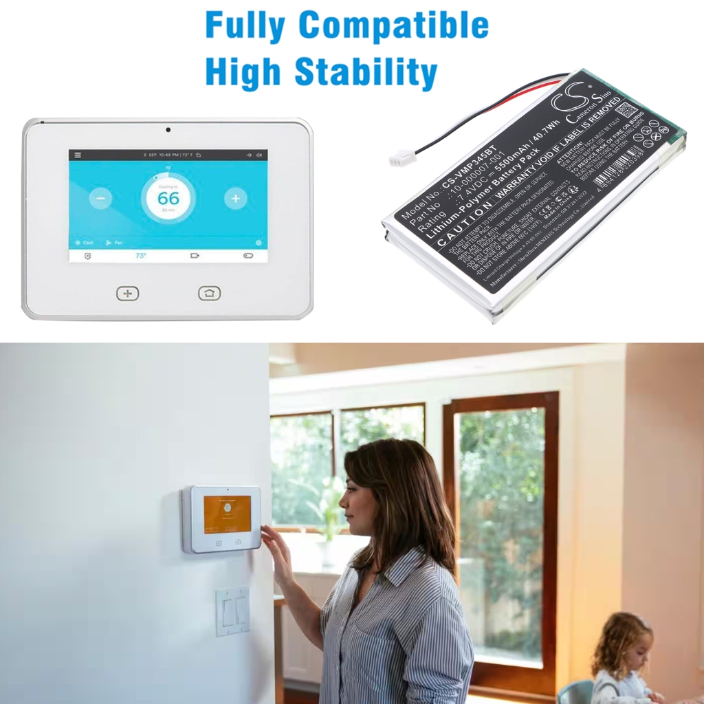 Batteria per telecamera di sicurezza domestica Vivint CS-VMP345BT