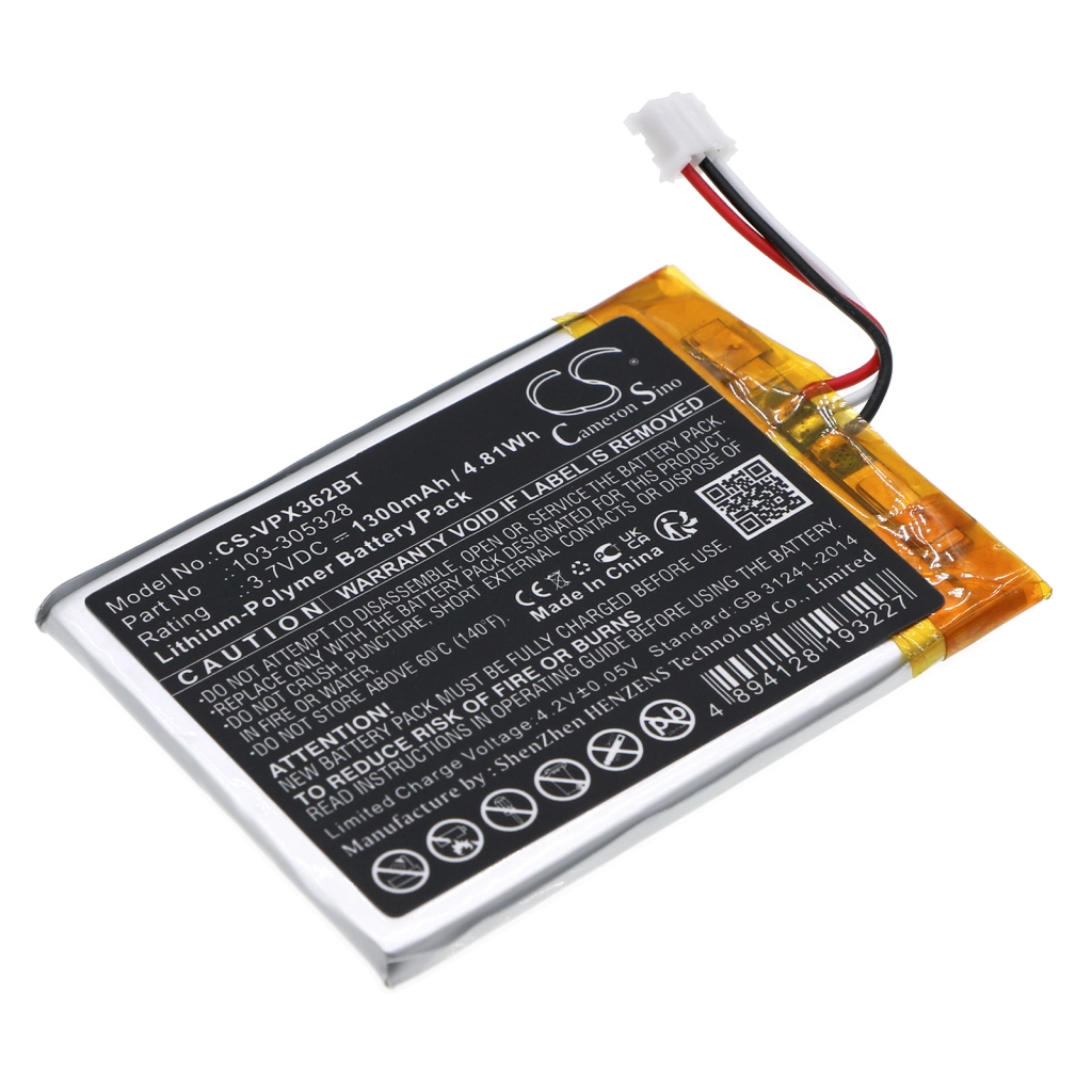 Batteria per telecamera di sicurezza domestica Visonic CS-VPX362BT