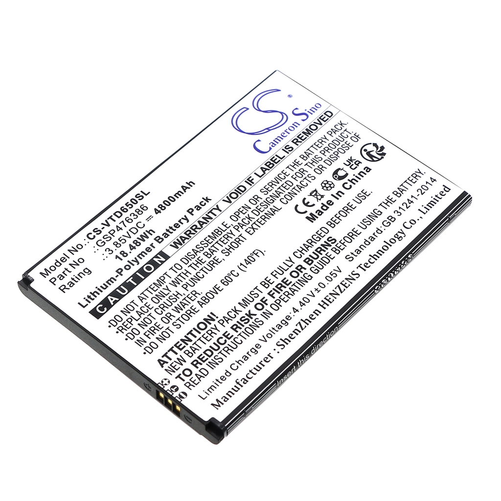 Batteria del telefono cellulare Vortex CS-VTD650SL