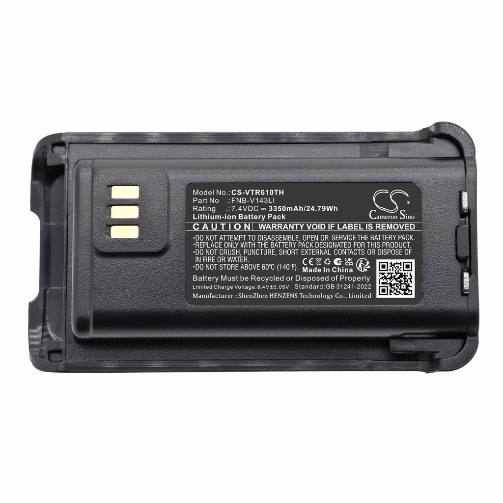 Batteria compatibile con Bearcom Vertex standard CS-VTR610TH