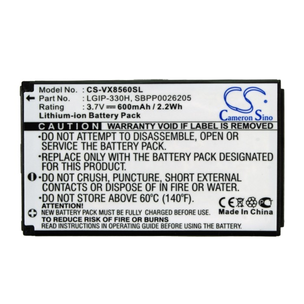 Batteria del telefono cellulare LG CS-VX8560SL