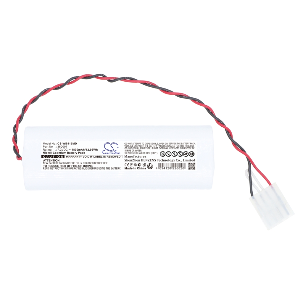 Batteria compatibile con Welch-Allyn CS-WB515MD