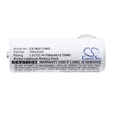 Sostituzione della batteria compatibile per Heine 1919-P-5020,1919-P-7069,78904586,B10097,X-02.99.314