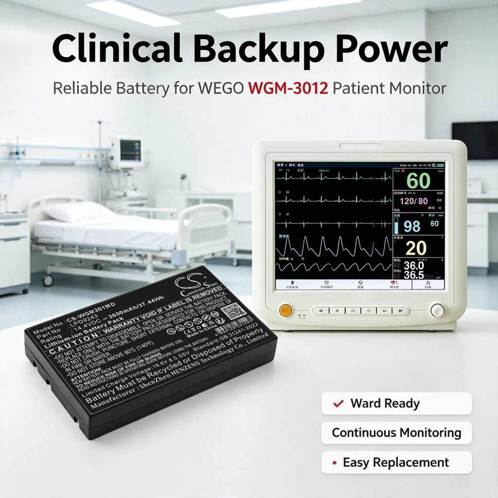 Batteria compatibile con Wego CS-WGM301MD