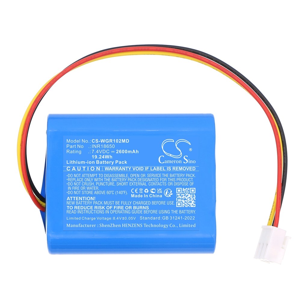 Batterie Batteria altoparlanti CS-WGR102MD