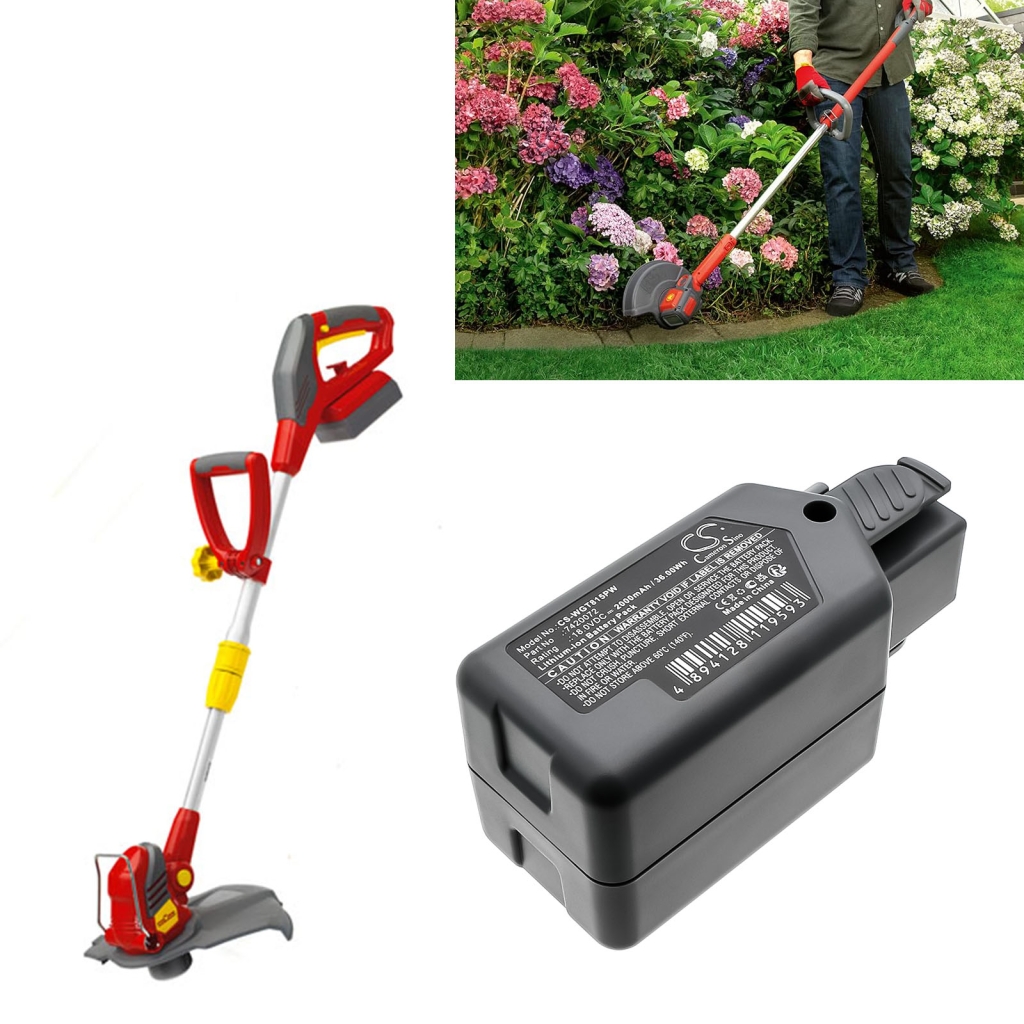 Sostituzione della batteria compatibile per Wolf garten 7420072,LI-ION POWER PACK 3
