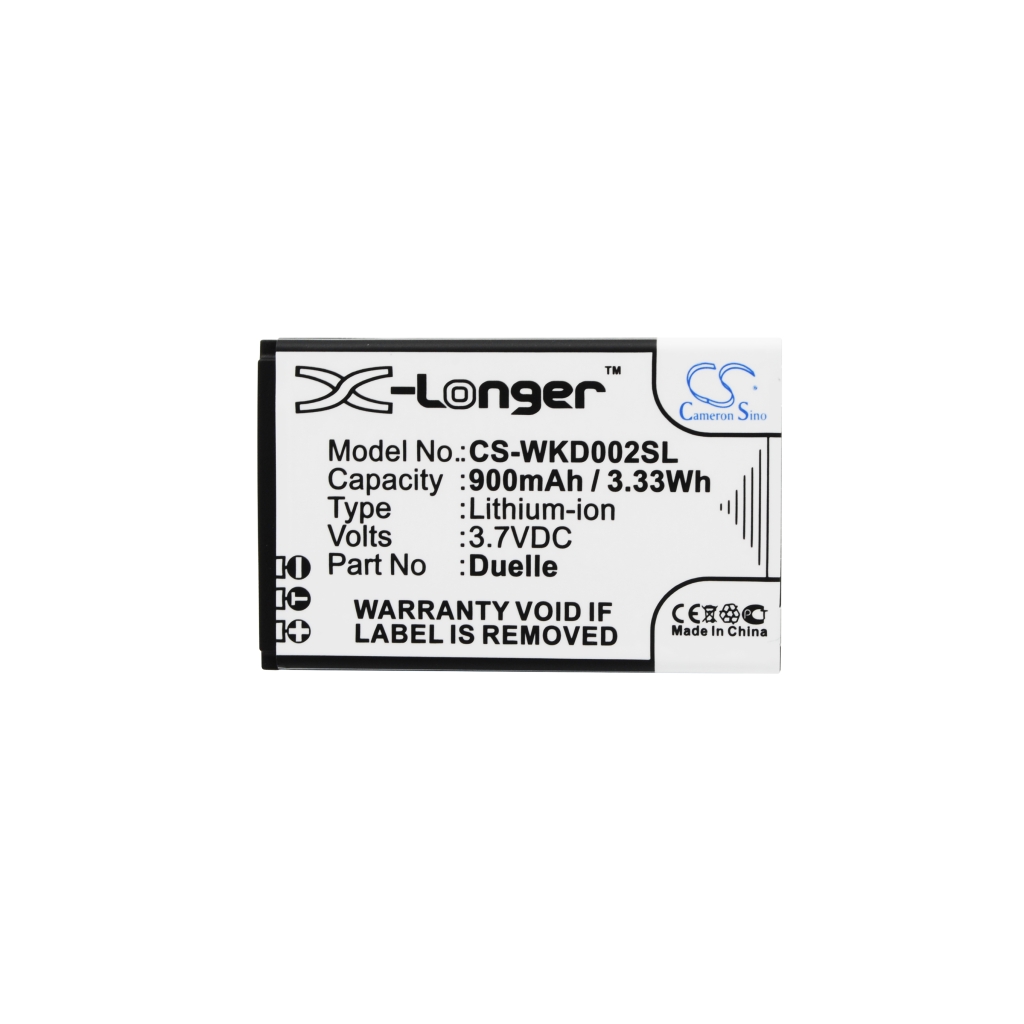 Batterie Batteria del telefono cellulare CS-WKD002SL