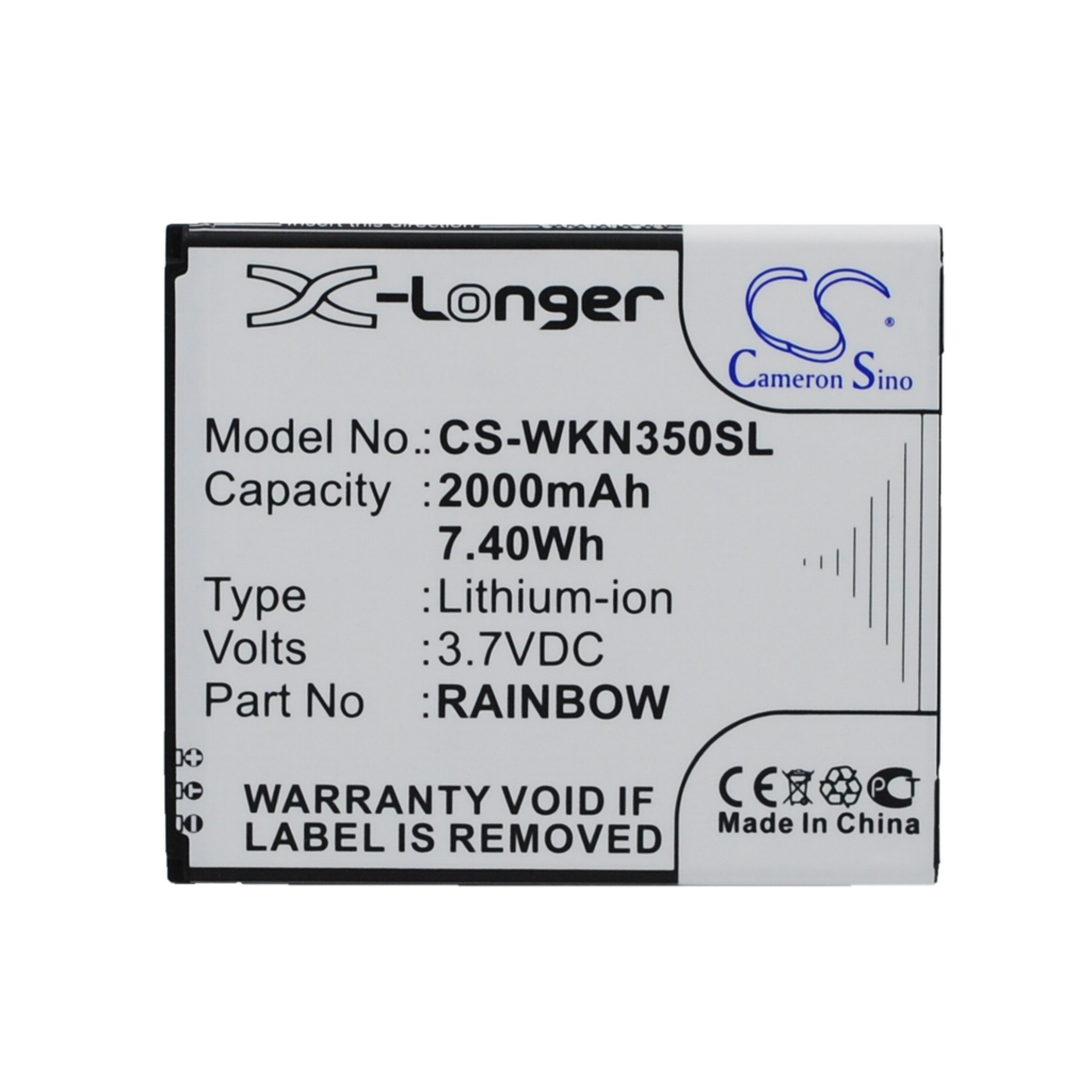 Batteria del telefono cellulare Wiko CS-WKN350SL