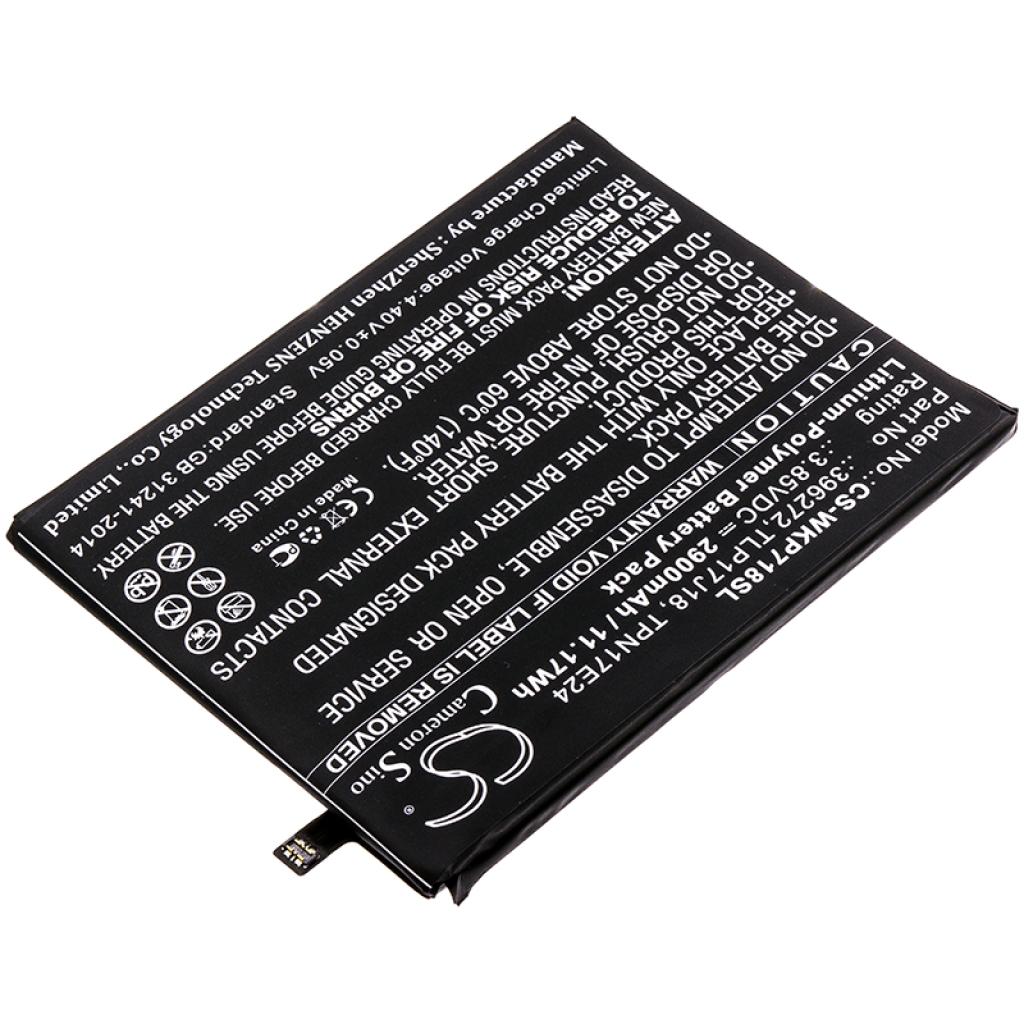 Batterie Sostituisce TPN17E24