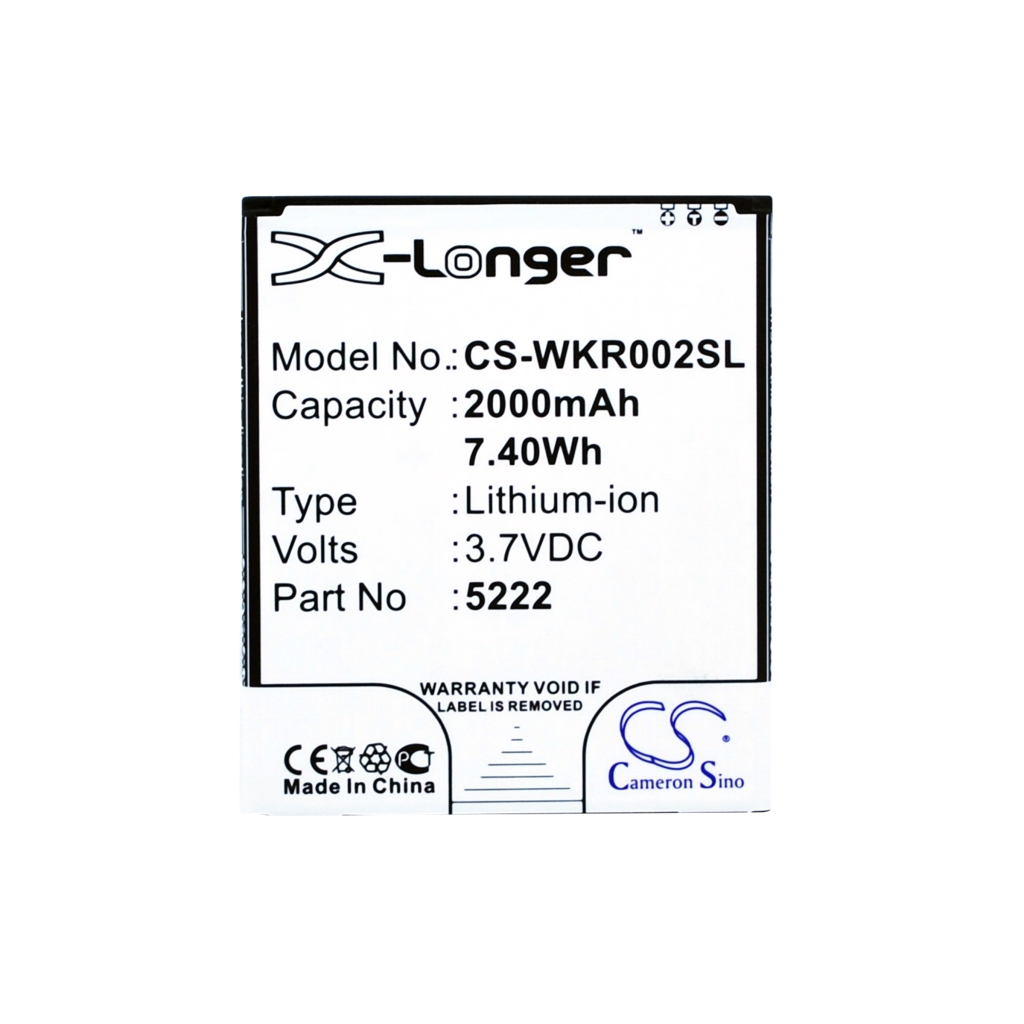 Batteria del telefono cellulare Wiko CS-WKR002SL
