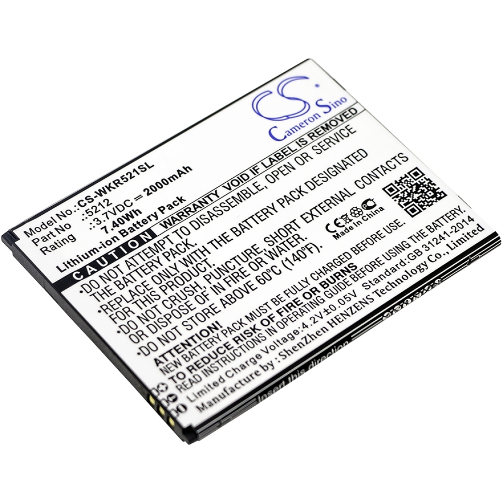 Batteria del telefono cellulare Wiko CS-WKR521SL