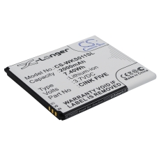 Compatible battery replacement for Wiko BL4257,CINK FIVE,K1391,STAIRWAY