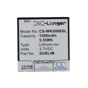 CS-WKS008SL<br />Batterie per   sostituisce la batteria SUBLIM
