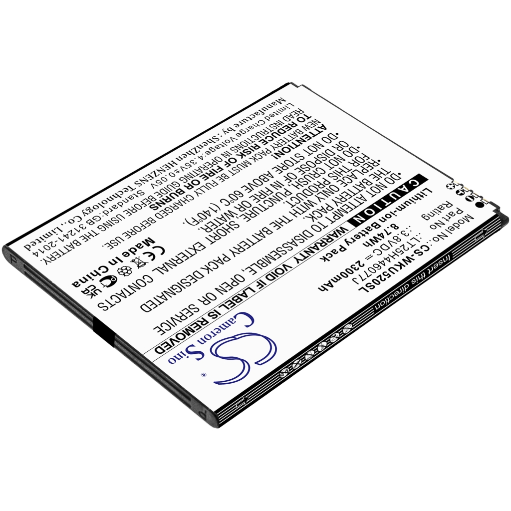 Batteria del telefono cellulare Wiko CS-WKU520SL