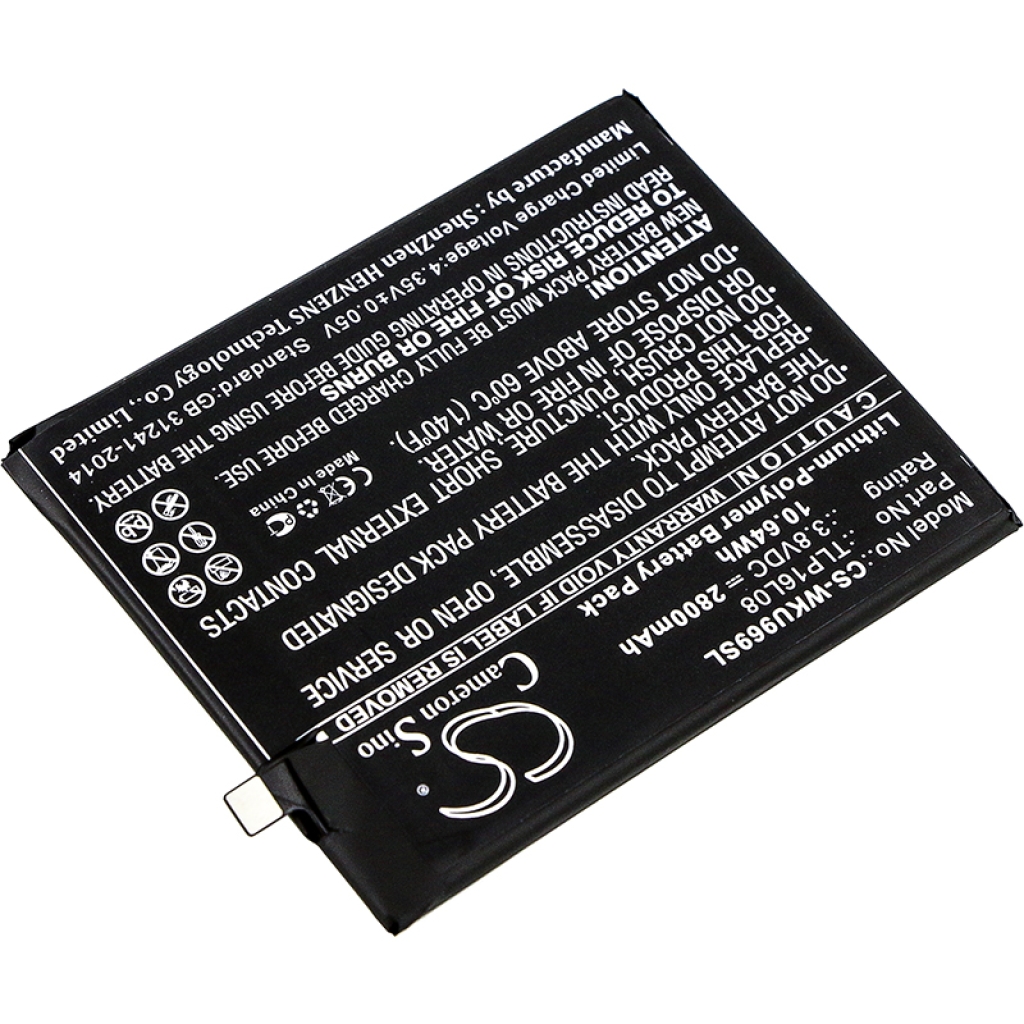 Batteria del telefono cellulare Wiko CS-WKU969SL
