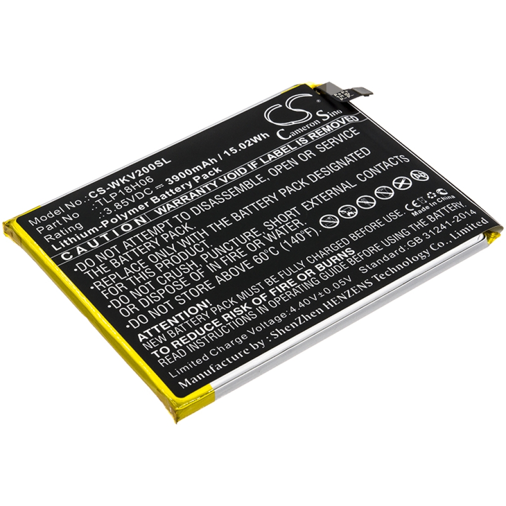 Batteria del telefono cellulare Wiko CS-WKV200SL