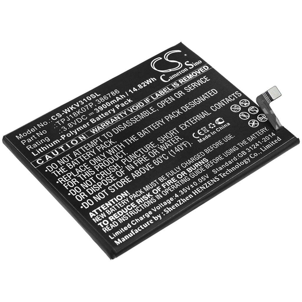 Batteria del telefono cellulare Wiko CS-WKV310SL