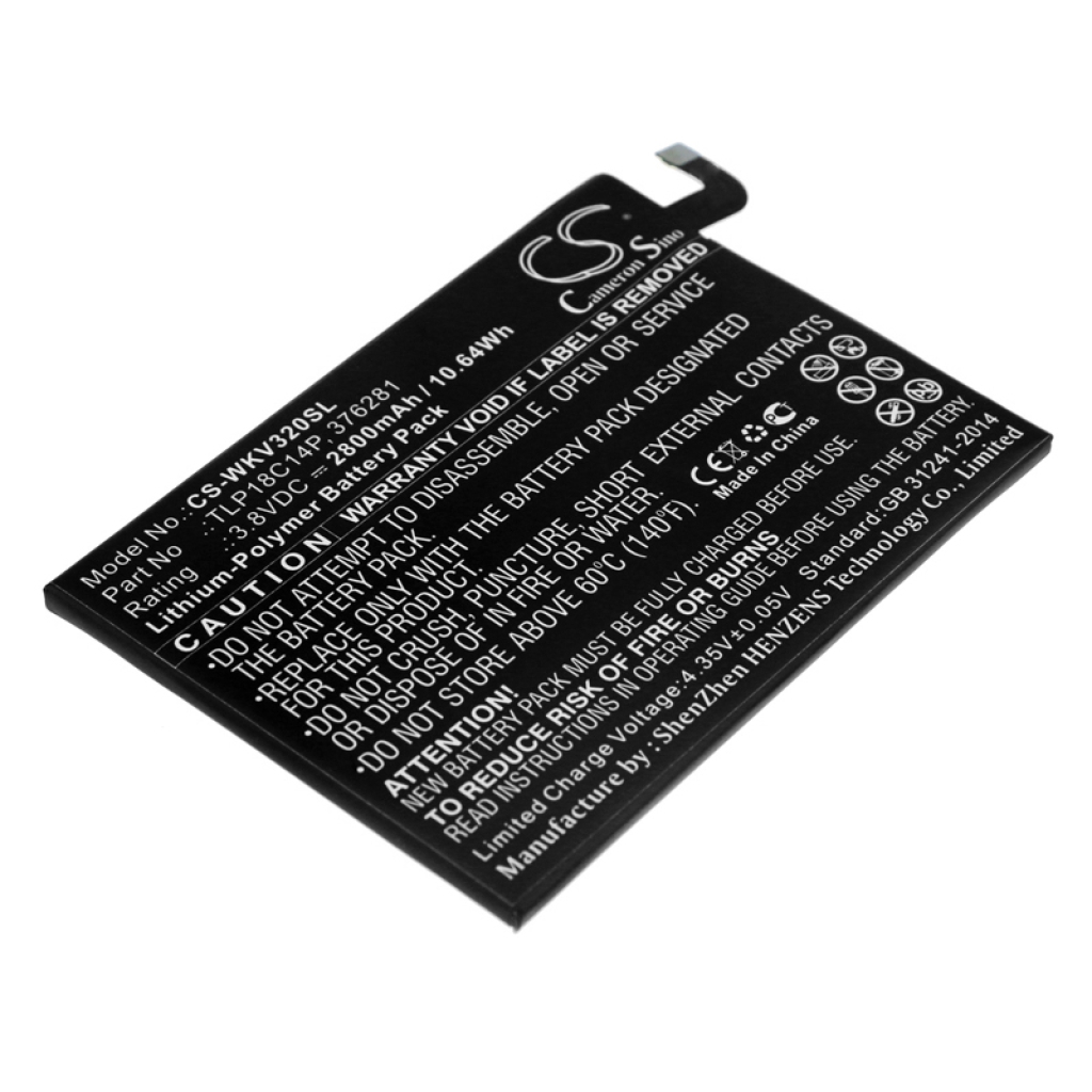 Batteria del telefono cellulare Wiko CS-WKV320SL