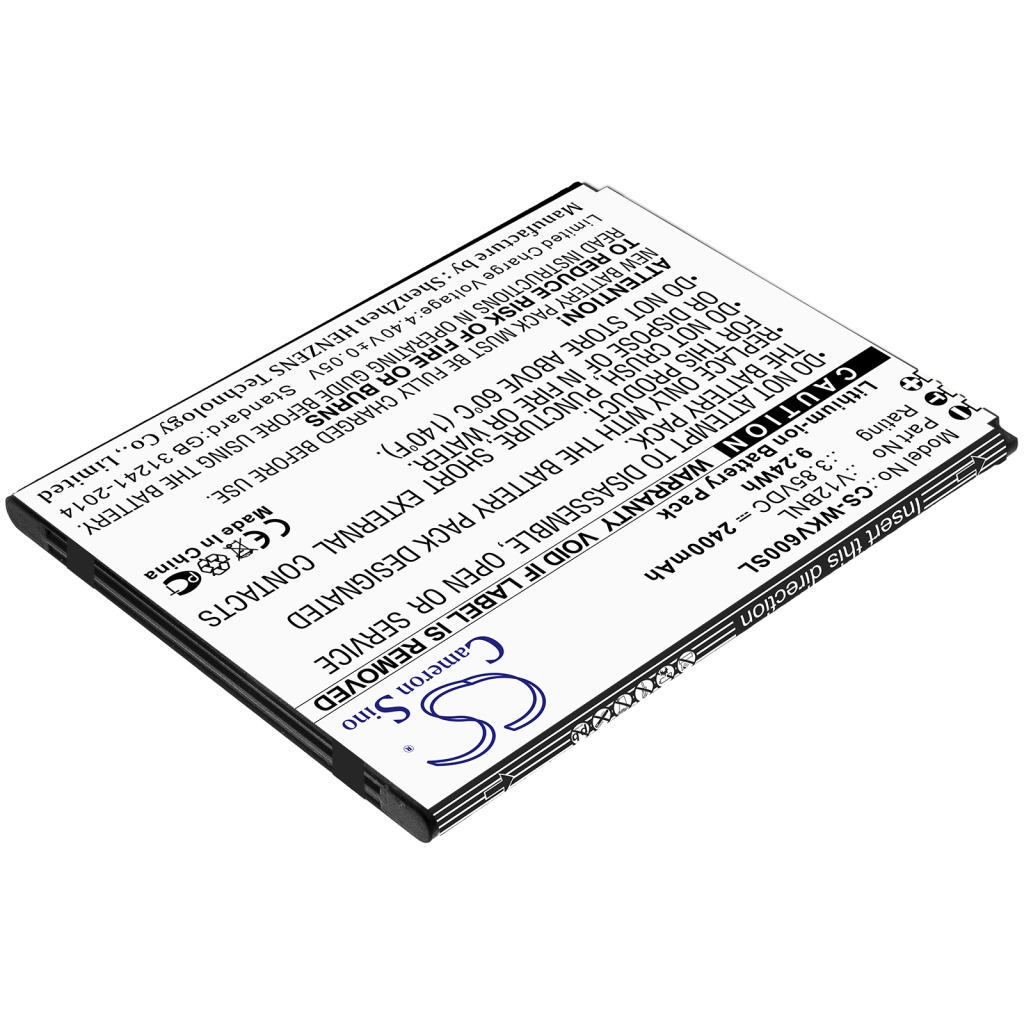 Batteria del telefono cellulare Wiko CS-WKV600SL