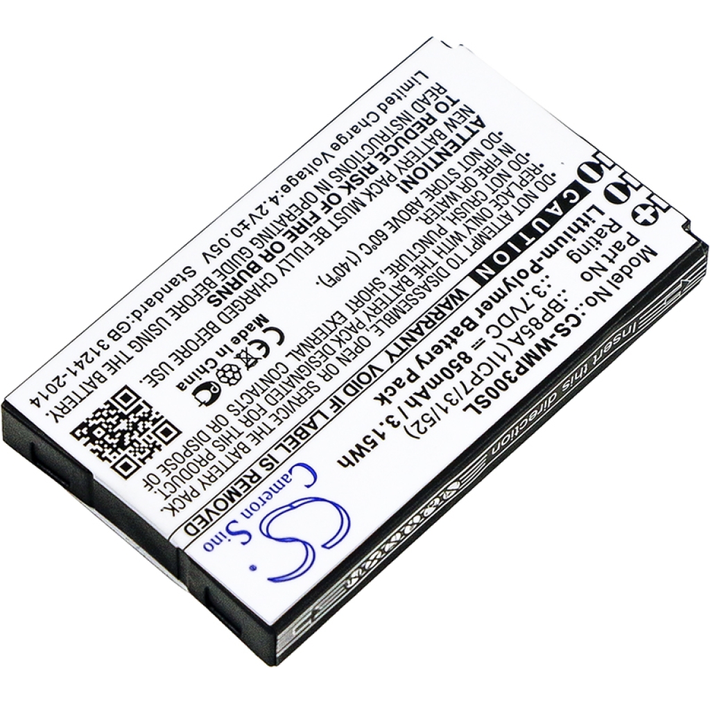 Batteria GPS, navigatore Wm systems CS-WMP300SL