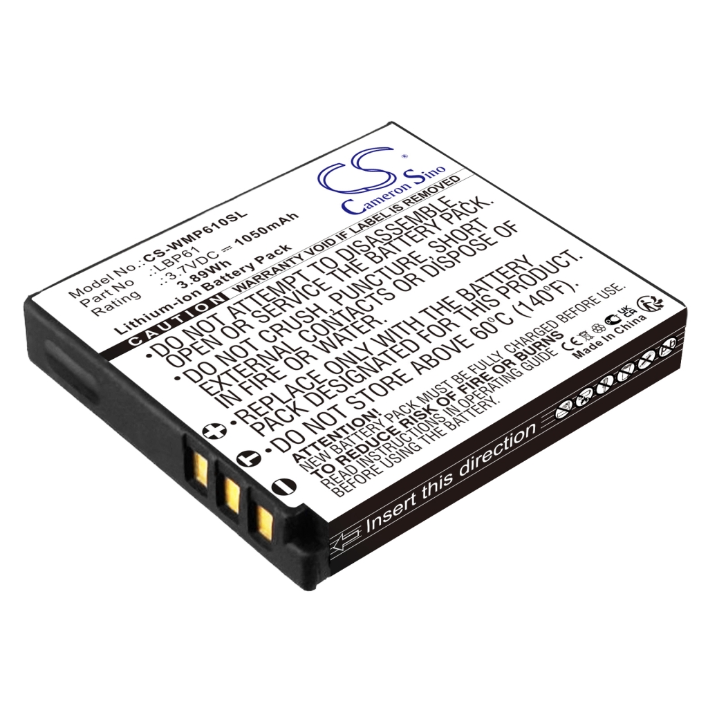 Batterie Audio device batteries CS-WMP610SL