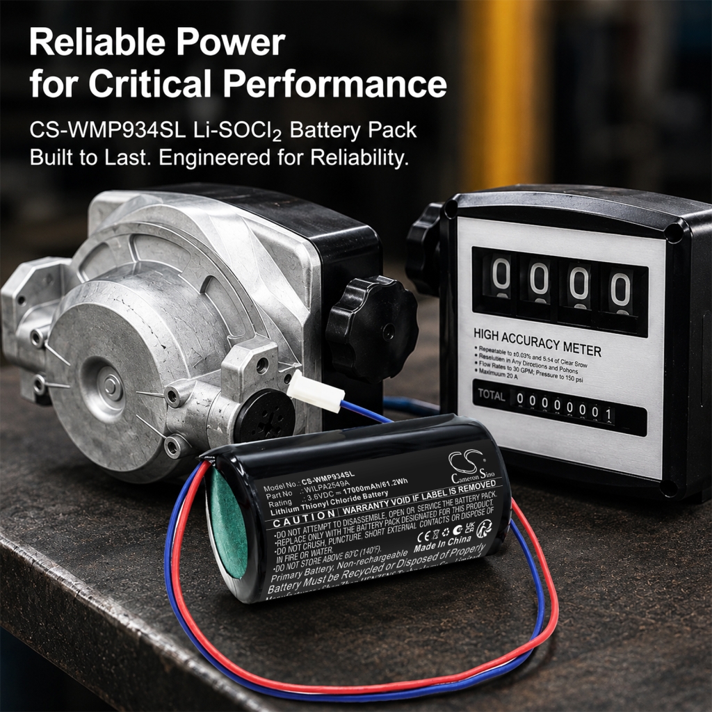 Batteria compatibile con Water meter CS-WMP934SL