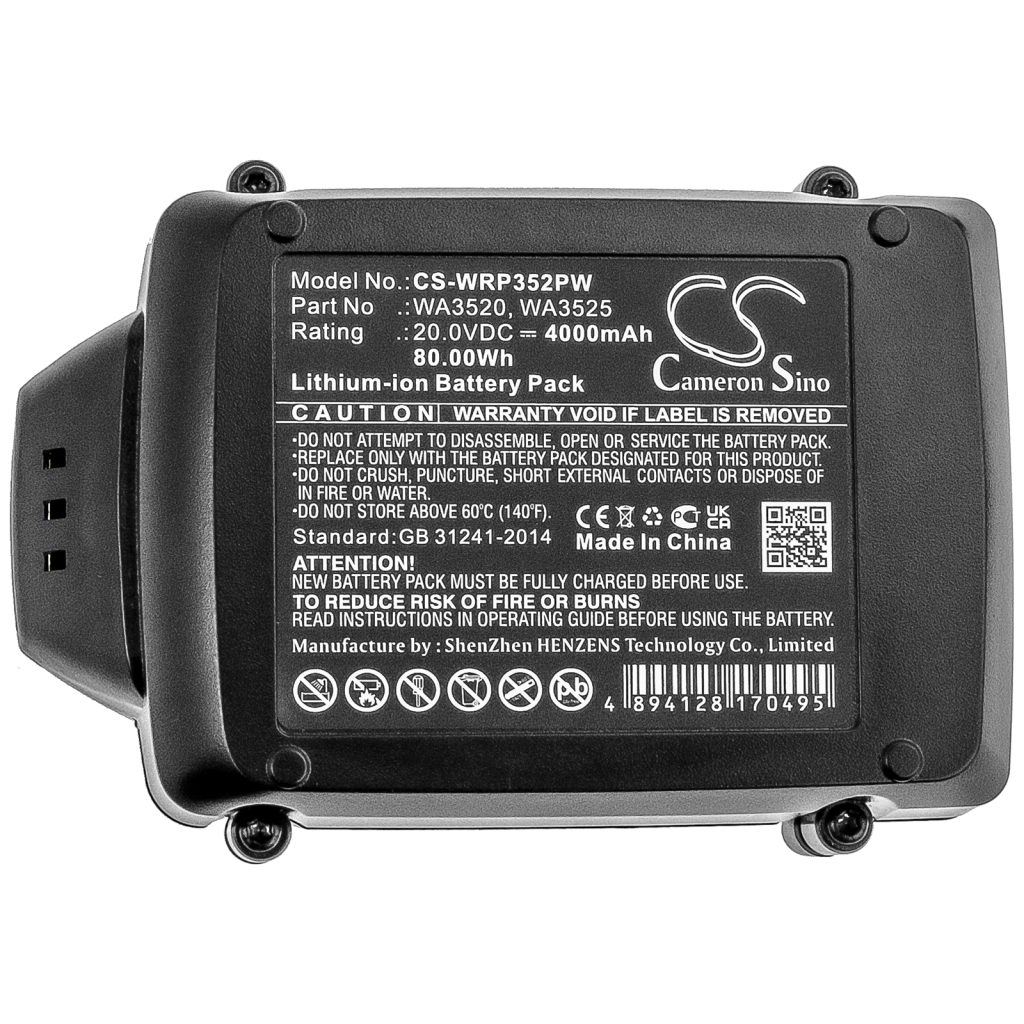 Batteria industriale Worx CS-WRP352PW