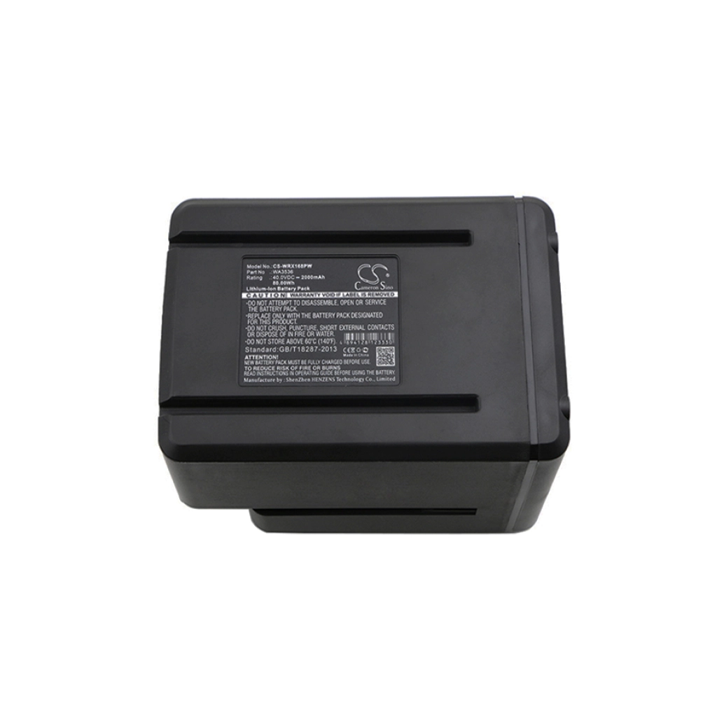 Compatible battery replacement for Worx WA3536