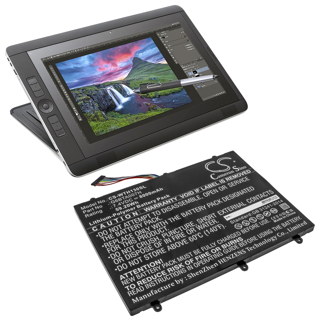 Sostituzione della batteria compatibile per Wacom G6BTA007H